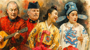 多元文化演出，西方与东方艺术家同台表演，展现加拿大渥太华Palette of Cultures盛典氛围