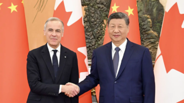 国家主席习近平在北京会见来华进行正式访问的加拿大总理卡尼