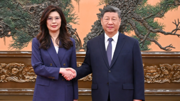 習近平會見鄭麗文 北京人民大會堂兩岸交流會面